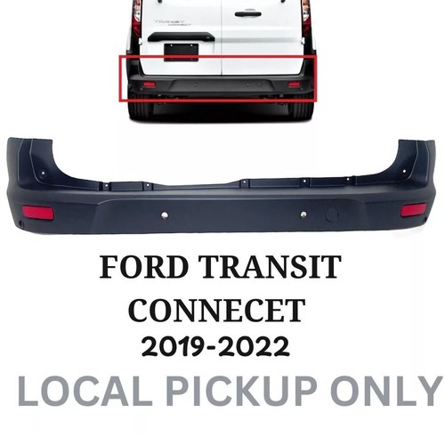 MOONSPORT Front Lower Bumper Cover For Ford Transit Connect 2019-2022 – Black Primed, No Fog Light Holes