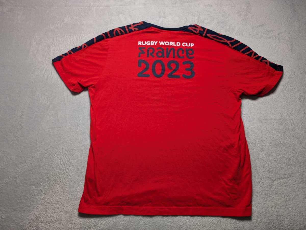 RARE Rugby World Cup 2023 France Red T-Shirt 2XL Official