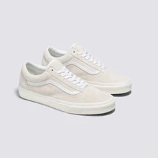 Vans Pig Suede Old Skool Skate Sneakers Shoes Blanc De Blanc VN0005UFJVY US 4-13
