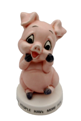 Vintage Norcrest Japan Pink Pig Fat People Have More Fun