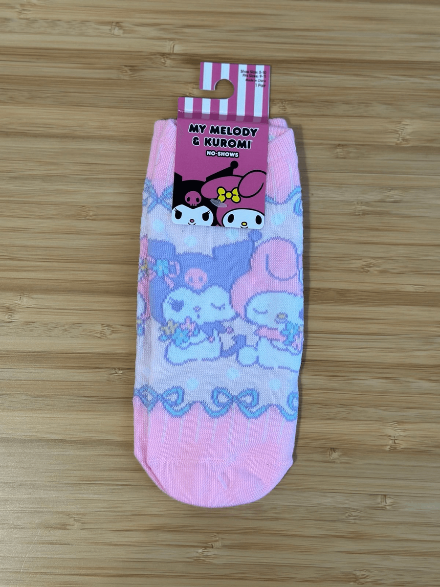 Sanrio My Melody and Kuromi Pastel No Show Socks | eBay