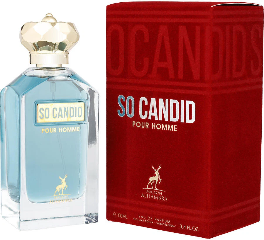 Maison Alhambra So Candid Pour Homme Eau de Parfum 100 ml NUEVO EMBALAJE ORIGINAL