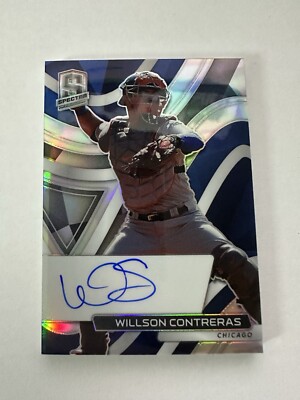 2022 Panini Chronicles - Spectra Signatures #SS-WC Willson Contreras /199 (AU)