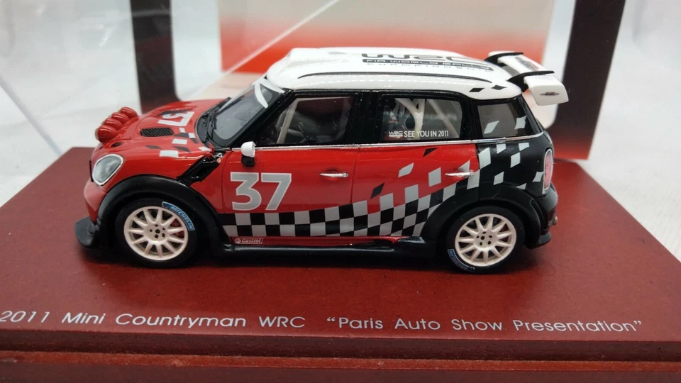 TRUE SCALE MINIATURES 2011 MINI COUNTRYMAN WRC PARIS AUTO SHOW  SCALA 1:43  - Immagine 3 di 4
