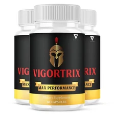 (3 Pack) Vigortrix Supplement Vigortrix Max Performance Pills (180 Capsules)