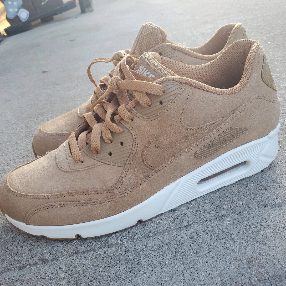 Nike Air Max 90 Ultra 2.0 Flax Shoes Men SIZE 11 US 924447 200