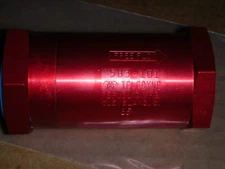 PARKER TELEDYNE REPUBLIC 583-1D1 1" NPT SWING CHECK VALVE 350 PSI ALUMINUM NOS!!