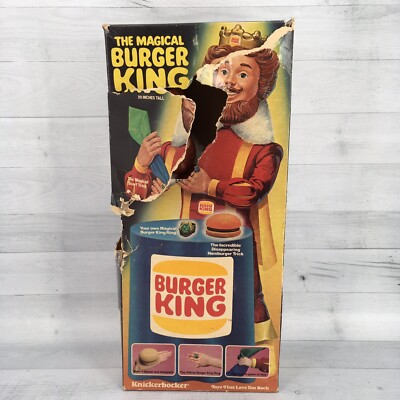 貴重！70s バーガーキング人形BURGERKING アメリカアンティークUSA 貴重！70s バーガーキング人形BURGERKING アメリカアンティークUSA
