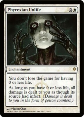 phyrexia rare cards Magic The Gathering New Phyrexia Single Card Rare Phyrexian Unlife #18