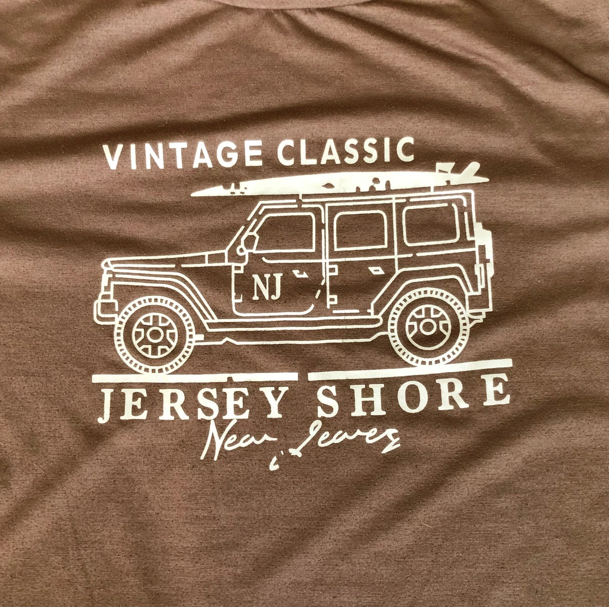JERSEY SHORE VINTAGE CLASSIC Women s Crew Neck Graphic Tee Shirt sz 1XL