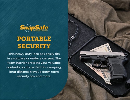 SnapSafe Keyed Lock Box - XX-Large (11.5”x 8.5”x 2.5”) - Picture 7 of 7