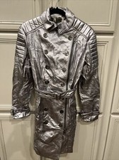 Vintage Burberry Prorsum Coat 100% Lambskin Women's Size 12 Usa, 14 Uk, Ita 46