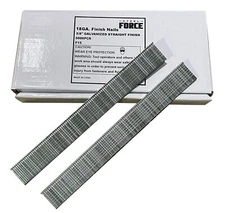 F15 18 Gauge 5/8 Inch Length Straight Galvanized Brad Nails 5000-Pack