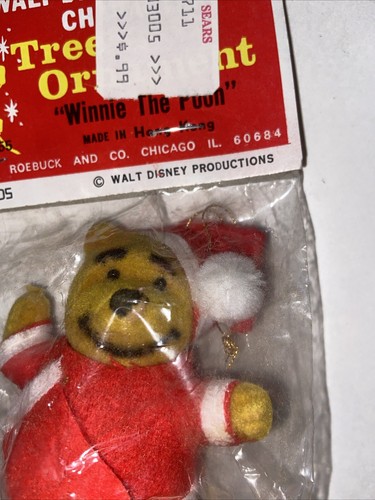5 Rare Winnie The Pooh Felt Ornaments Sears Disney NEW Owl Tigger Eeyore 2 Poohs - Picture 3 of 11