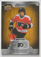 2023-24 UPPER DECK ENGRAINED ROOKIE ELLIOT DESNOYERS 382/399 PHILADELPHIA FLYERS