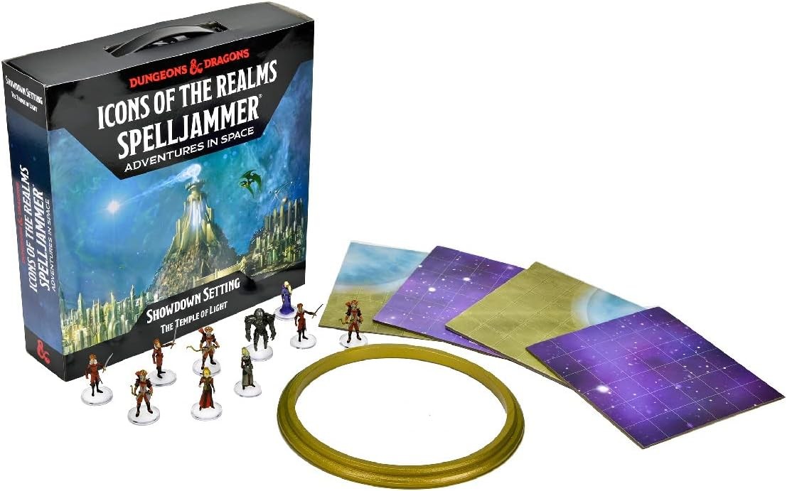 The Temple Of Light D&D Icons decor prepeint ultra detaille pour affrontement Showdown