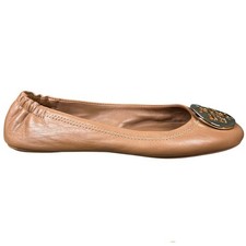 Tory Burch Women s Minnie Travel Brown Leathe...