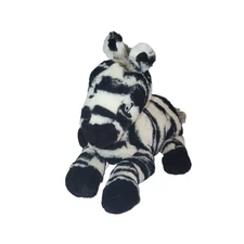 Kohls Cares Plush Zebra Stuffed Animal Black White Llama Misses Mama 9"