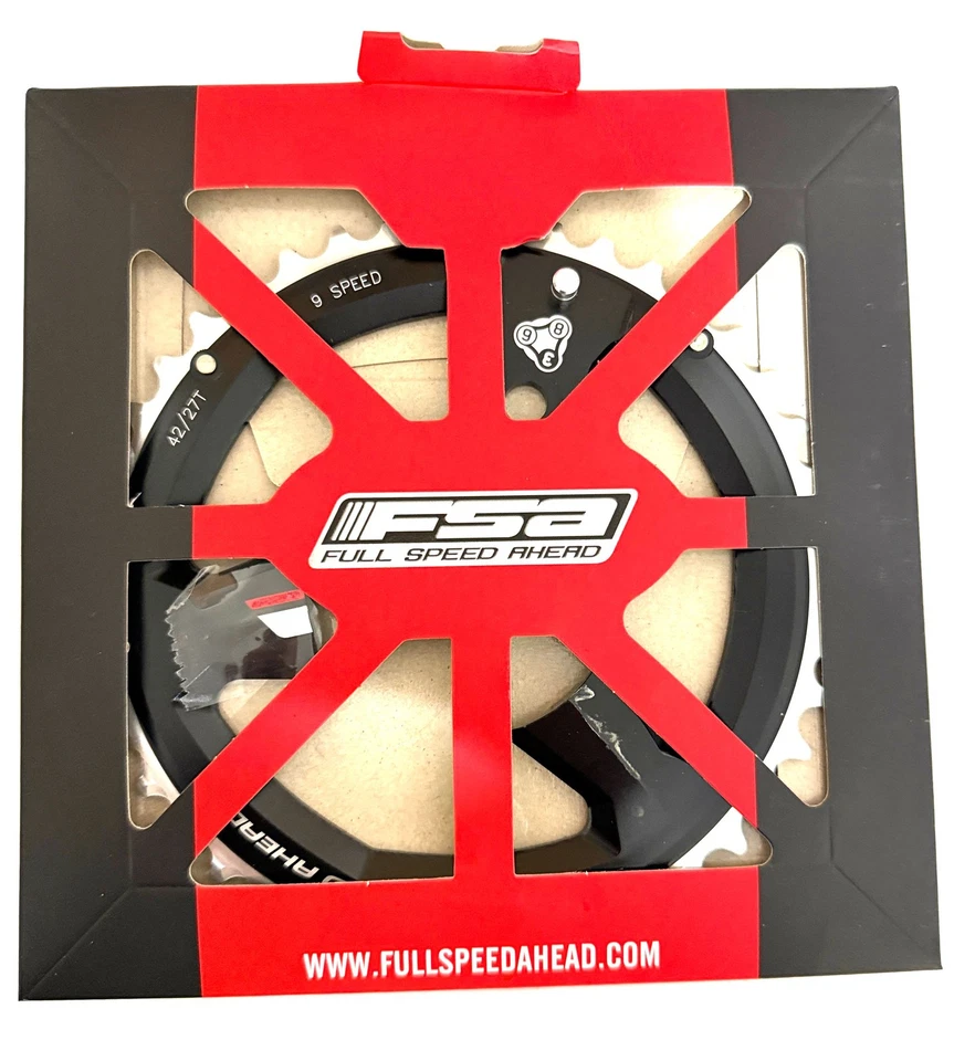 FSA Full Speed Ahead 386 Super MTB Chainring BCD86 mm 42T 3-Bolt 9 Speed WA249 - Image 2 of 4