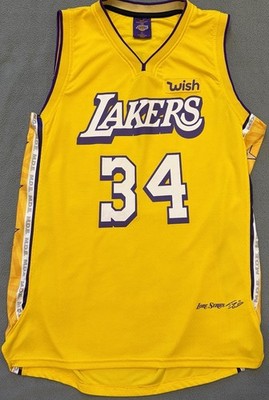 Lakers Shaquille O'Neal Shaq Basketball Jersey Wish Lore Series XL #34 Los Angel