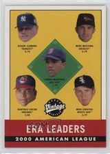 2001 Vintage Bartolo Colon Pedro Martinez Roger Clemens Mike Mussina Sirotka 0t2