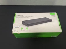 BELKIN INC007 CONNECT Universal USB-C Triple 4K Display Dock- NEW OPEN BOX