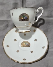 Vintage Masonic Order Of The Rainbow Girls BFCL Royal Stafford Teacup And Saucer