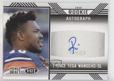 2020 Sage Hit Rookie Auto Prince Tega Wanogho #A24 Auto 04mo