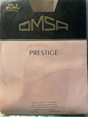 TOLLE OMSA Prestige RHT Strumpfhalter Socken Gr. 8 und 1/2 Col.Castoro (grau)