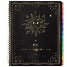 2026 Weekly Appointment Book 9x11 Spiral Bound Day Planner with Time Slots