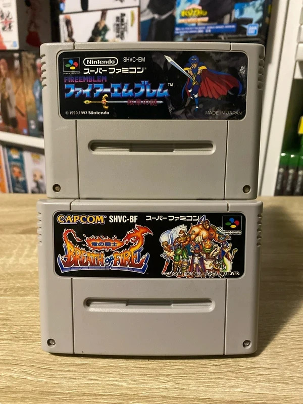 Fire Emblem & Breath of Fire (JAP) Nintendo Super Famicom SFC SNES Japan NTSC-J