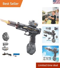 Rechargeable Electric Water Gun with Exciting LED Lights - Great Summer Gift