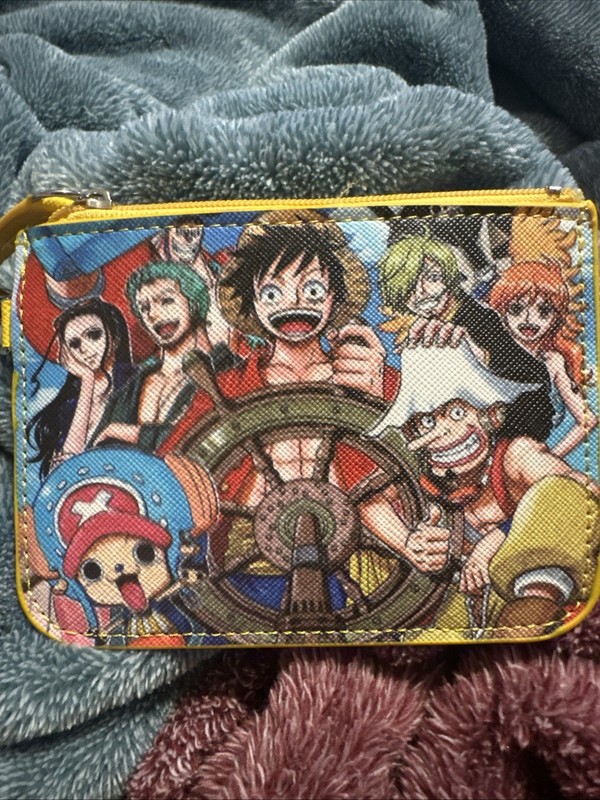 One Piece Wallet 3 1/2 Inch, STRAW HAT PIRATES New (Anime) NEW & Fast Shipping