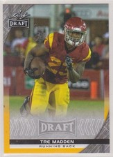 2016 Leaf Draft Football Gold Tre Madden #84