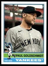 Paul Goldschmidt 2025 Topps Heritage #382 Yankees MLB READ FREE SHIPPING