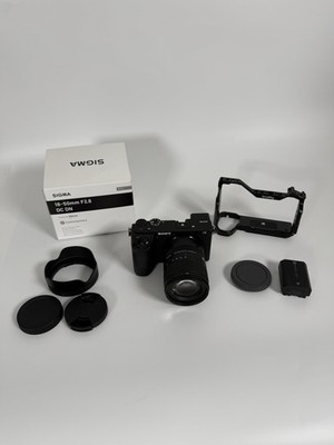 Sony Alpha A6700 Mirrorless Digital Camera with SIGMA 18-50mm F2.8, Cage, & More