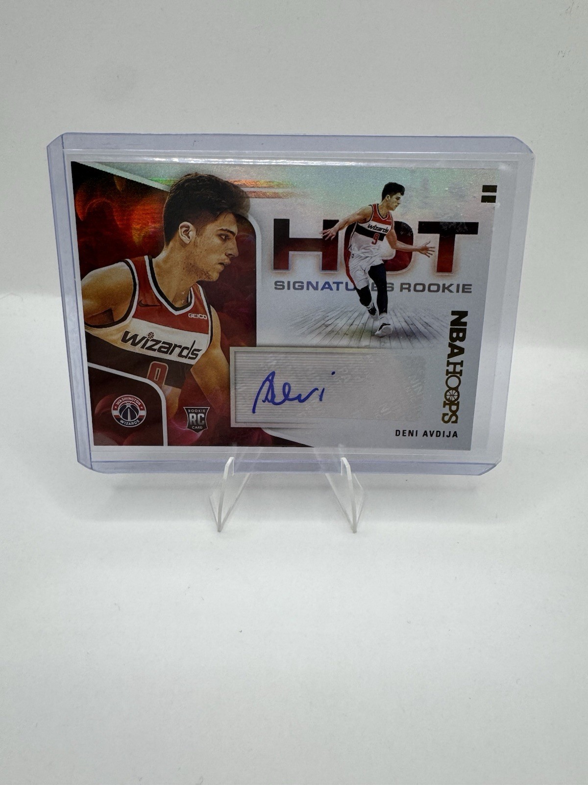 2020-21 Hoops #HR-DEN Deni Avdija Hot Signatures Rookies Auto