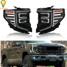 For GMC Sierra 1500 SLT/Denali 2022 2023 2024 Full LED Headlight Right&Left Side