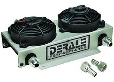 Derale 15845 19 Row Hyper Dual-Cool Remote Cooler (-10AN)