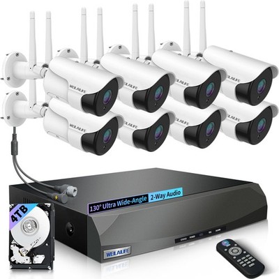 Wireless Security Camera 2 Way Audio Wide Angle