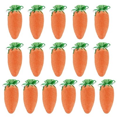Pack Of 16 Fun Family Easter Carrot Bags For Efficient Activities And Storage