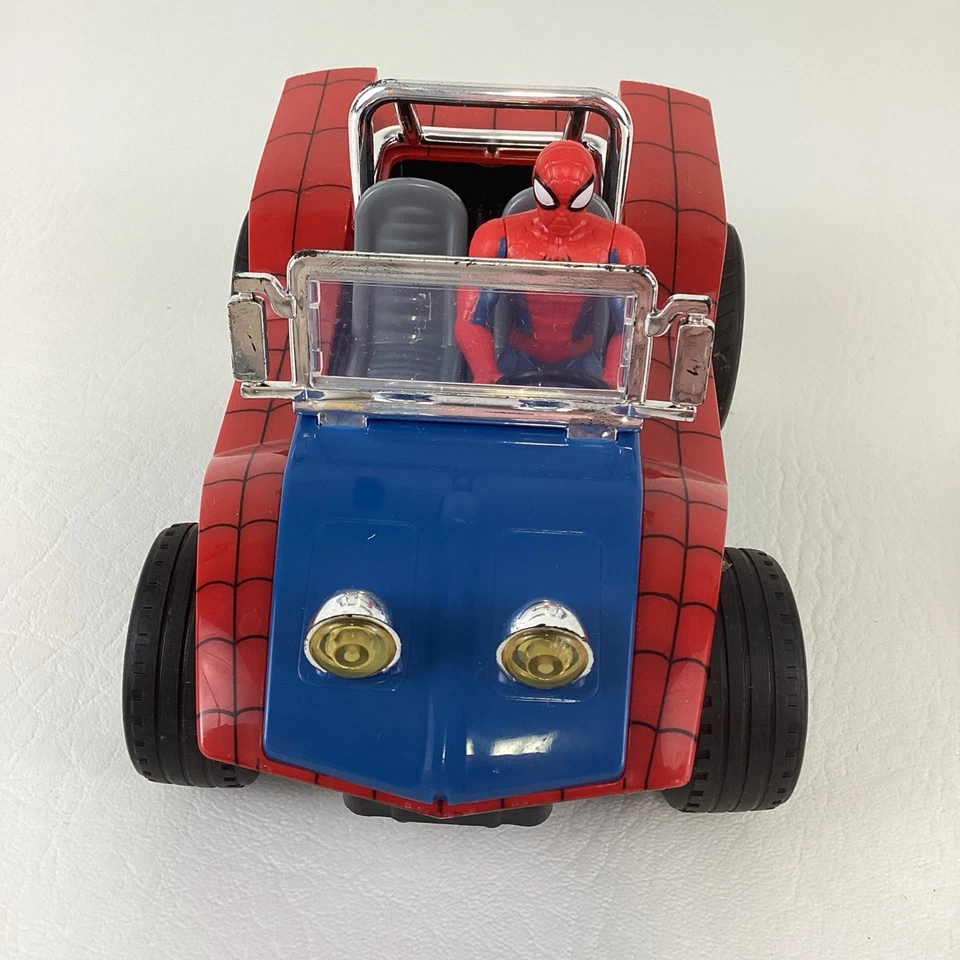 Marvel Spider-Man Remote Control Web Buggy Turbo Boost RC Toy Jada TESTED - Image 2 of 4