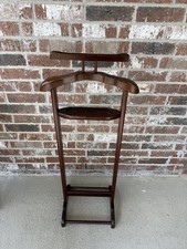 Bombay Company Valet Butler Stand Vintage Gentlemans Suit Hanger Rack Display US