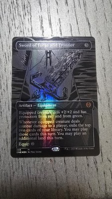 Sword of Forge and Frontier (Oil Slick Raised Foil) Phyrexia: All Will Be One...