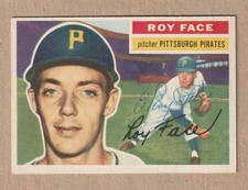 Elroy Face (Dec signed 1956 Topps  card# 13-Pittsburgh Pirates