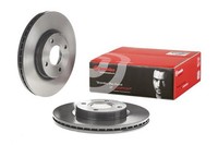 2X Brembo Bremsscheibe Prime Line - Uv Coated 09.C422.11 FüR Ford Max Fiesta Jk