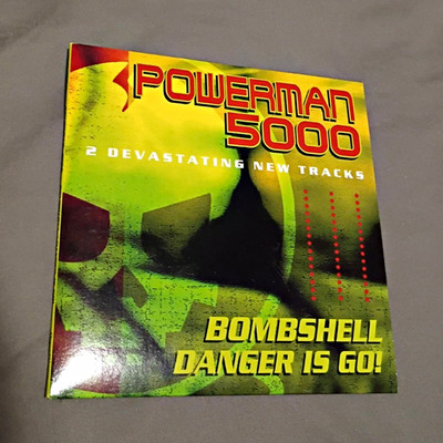 Powerman 5000 Bombshell / Danger Is Go! Promo CD Sampler -LOST ERA GRAIL