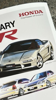 Reproduction 30th Vintage Honda Type-R Poster Integra Civic NSX | eBay