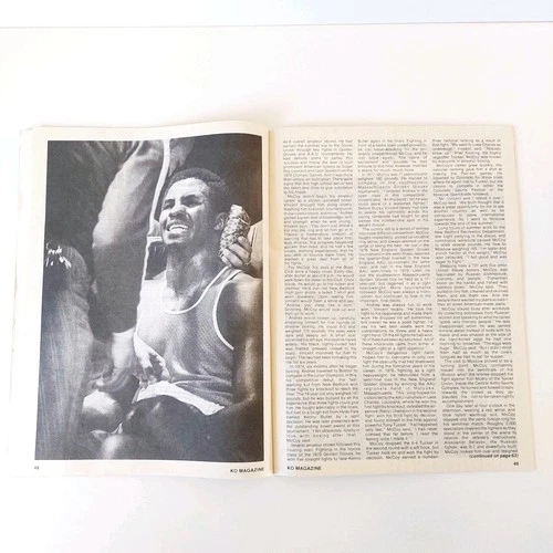 KO Magazine April 1981 Sugar Ray Leonard Cover | LARRY HOLMES POSTER - Picture 9 of 11