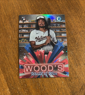 James Wood 2025 Bowman Chrome Hobby Stars Rookie HS-5 Washington Nationals RC